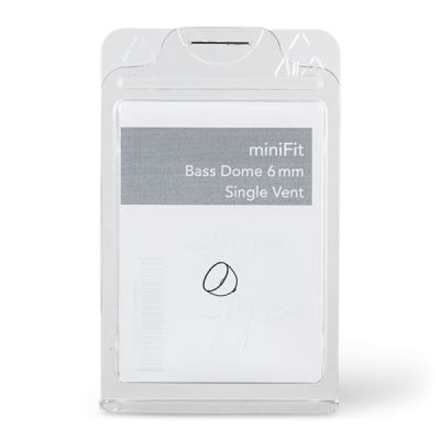 133871 - Oticon MiniFit Bass 6 mm dome Single Vent