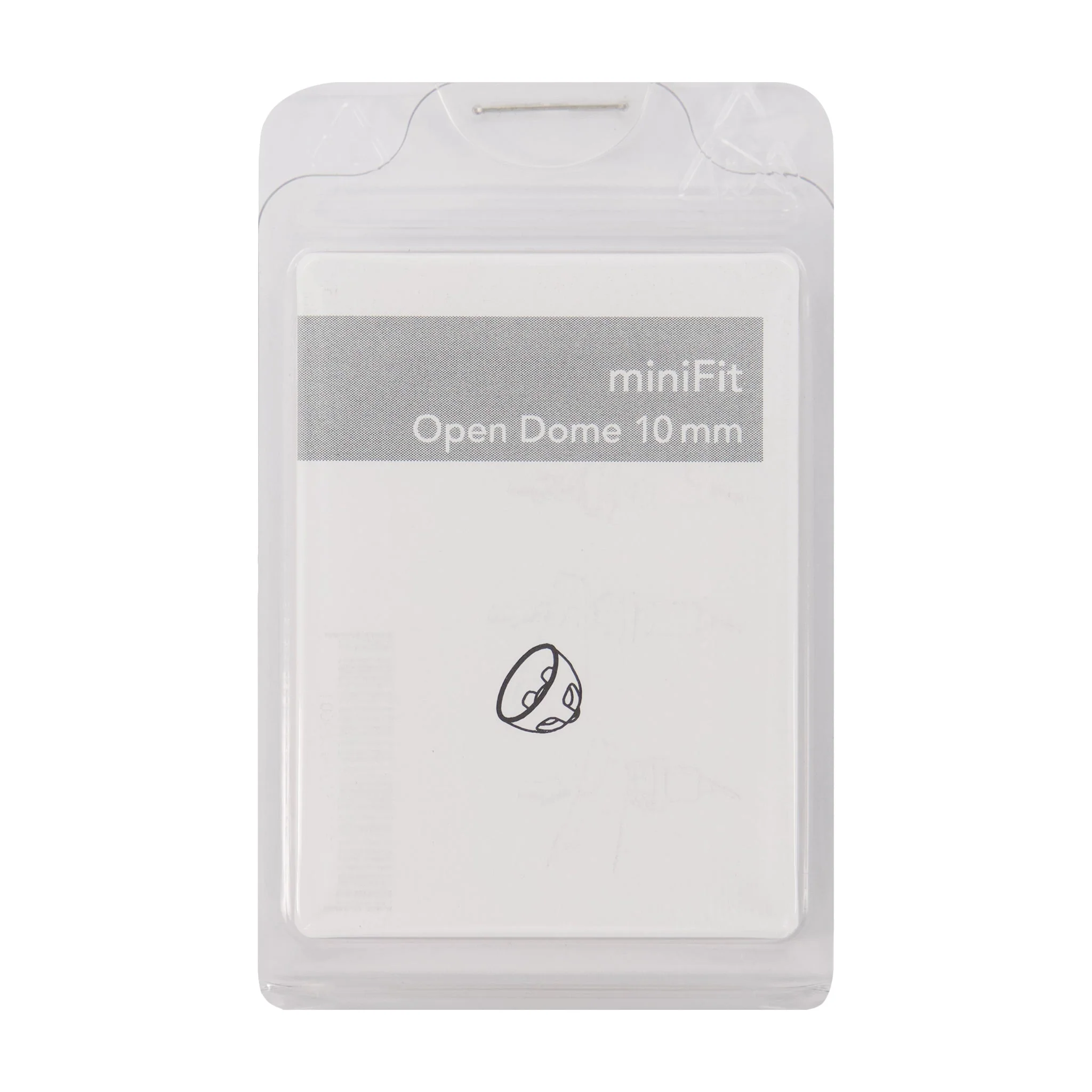 149305 Minifit Open Dome 10mm Neutral